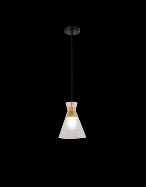 Glass pendant light
